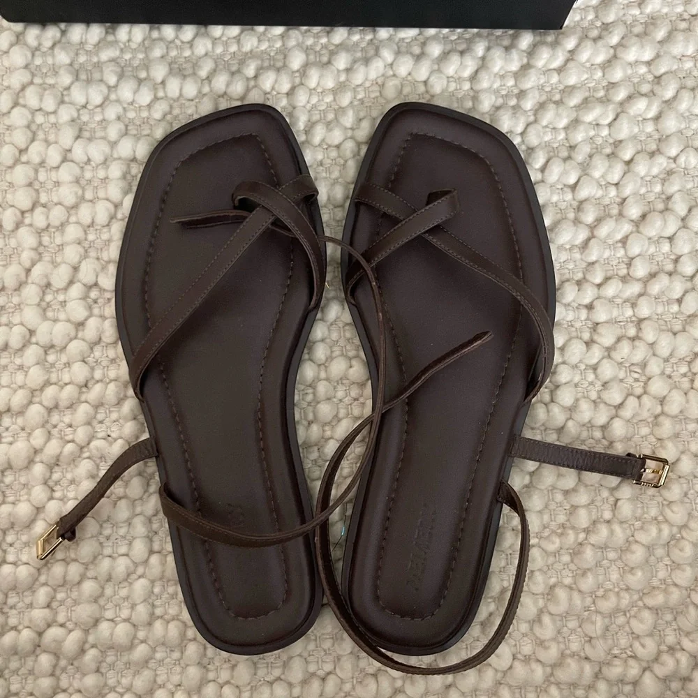 A.Emery Lucia Sandals Walnut